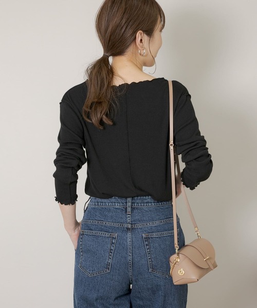 URBAN RESEARCH Sonny Label(アーバンリサーチサニーレーベル)の「メロウクルーネックプルオーバー(Tシャツ/カットソー・レディース・ライトグレー/ブラック/アイボリー・FREE)」の20枚目の写真