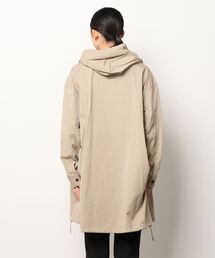 【美品】suzukitakayukiアノラックコートブラック01 suzuki takayuki スズキタカユキ stand-fall-collar coatⅠ[A252