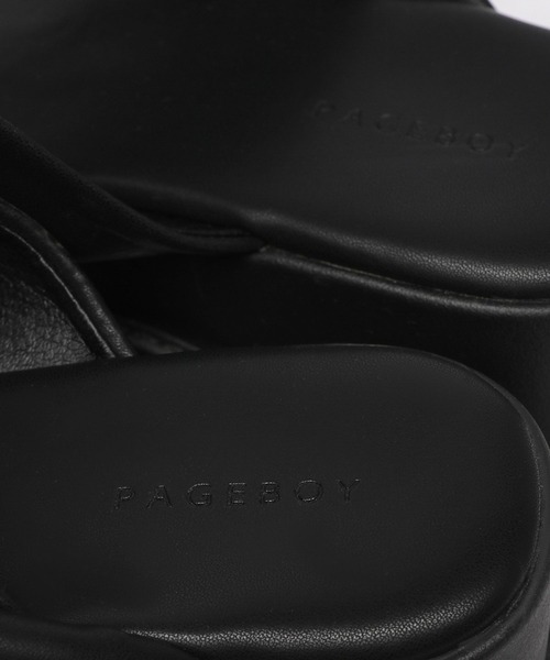 PAGEBOY（ページボーイ）の「マシュマロトングサンダル（サンダル・レディース・ブラック/ブロンズ・MEDIUM/LARGE）」の13枚目の写真