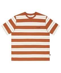【87MM / Mmlg】EM STRIPE HF-T /パルチムエムエム Mmlg EM ストライプ ワンポイントロゴ Tシャツ
