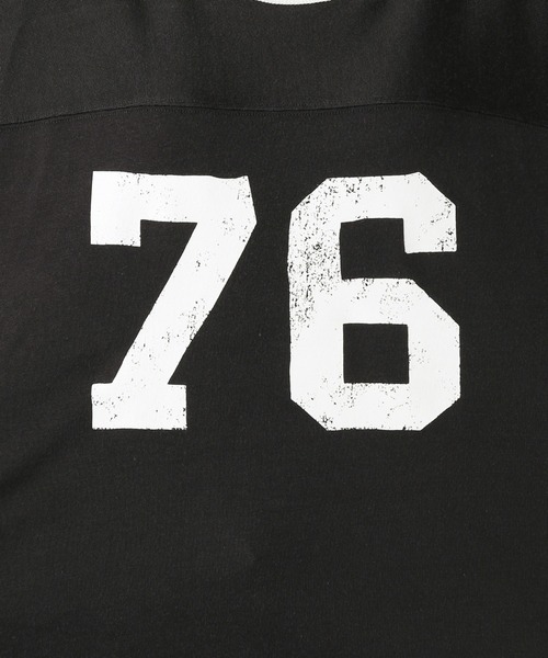 JOURNAL STANDARD SELECT（ジャーナルスタンダードセレクト）の「別注【MASON/メイソン】 RAYON S/S FOOTBALL TEE：Tシャツ（Tシャツ/カットソー・レディース・ホワイト系その他2/グレー・FREE）」の21枚目の写真
