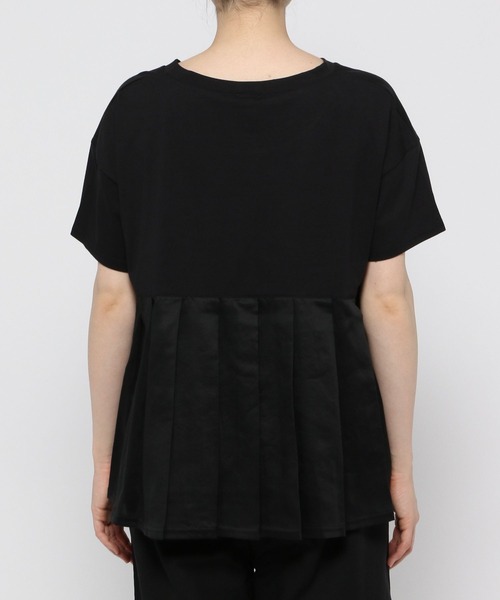 ichi(イチ)の「【ichi(イチ)】ドッキングTシャツ(Tシャツ/カットソー・レディース・ホワイト/ブラック/ベージュ・FREE)」の6枚目の写真