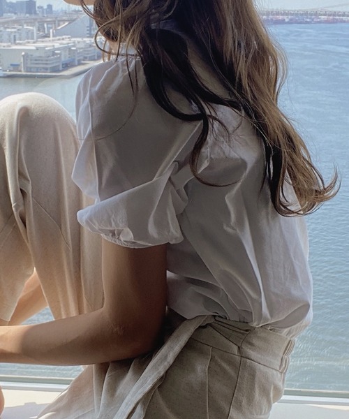 LAUIR（ラウアー）の「フリルレースピンタックブラウス（シャツ/ブラウス・レディース・ホワイト/ブラック/イエロー/ライトベージュ・MEDIUM/LARGE/X-LARGE）」の18枚目の写真