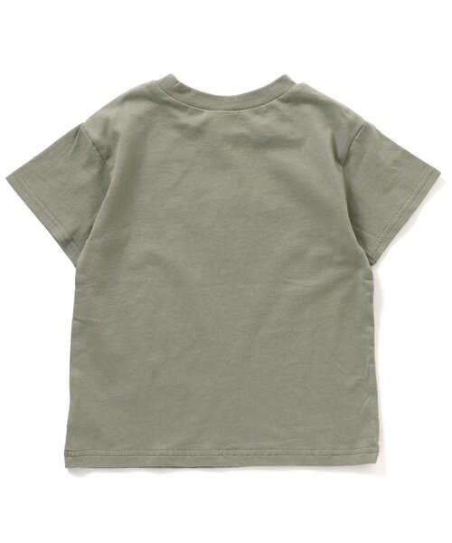 BREEZE（ブリーズ）の「働くクルマ刺繍Tシャツ（Tシャツ/カットソー・キッズ・カーキ/レッド/グレー/オフホワイト/ネイビー・130/140/90/100/80/110/120）」の8枚目の写真