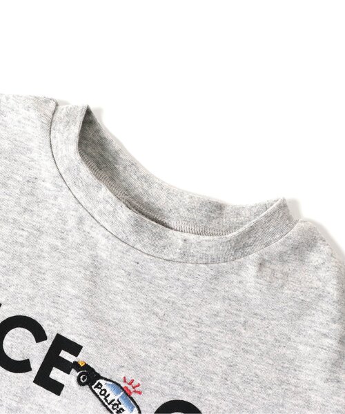 BREEZE（ブリーズ）の「働くクルマ刺繍Tシャツ（Tシャツ/カットソー・キッズ・カーキ/レッド/グレー/オフホワイト/ネイビー・130/140/90/100/80/110/120）」の12枚目の写真