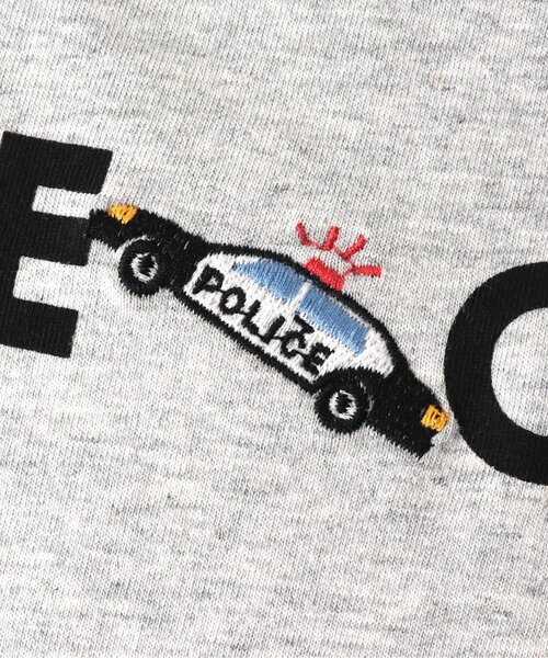 BREEZE（ブリーズ）の「働くクルマ刺繍Tシャツ（Tシャツ/カットソー・キッズ・カーキ/レッド/グレー/オフホワイト/ネイビー・130/140/90/100/80/110/120）」の14枚目の写真