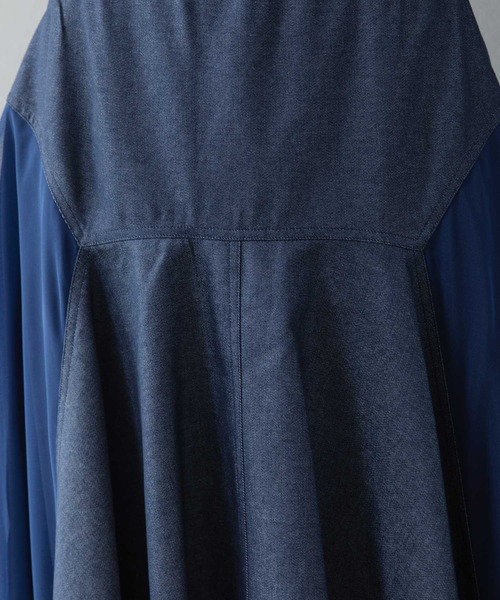 MARECHAL TERRE（マルシャルテル）の「コンビネーションレイヤードスカート（スカート・レディース・ブラック/ブラウン/カーキ/インディゴブルー・SMALL/MEDIUM）」の22枚目の写真