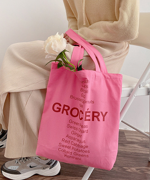 c.u.l(シーユーエル)の「groceryロゴ トートバッグ cula402(トートバッグ・レディース・グリーン/イエロー/ピンク・FREE)」の16枚目の写真