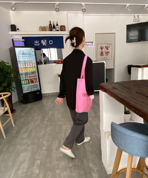 c.u.l(シーユーエル)の「groceryロゴ トートバッグ cula402(トートバッグ・レディース・グリーン/イエロー/ピンク・FREE)」の19枚目の写真