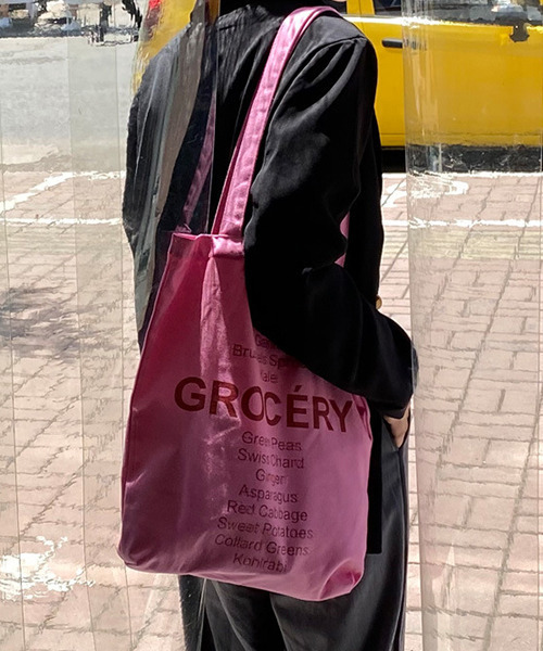 c.u.l(シーユーエル)の「groceryロゴ トートバッグ cula402(トートバッグ・レディース・グリーン/イエロー/ピンク・FREE)」の21枚目の写真