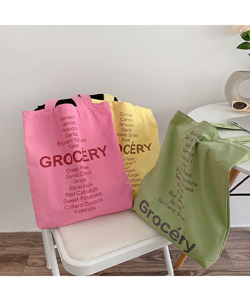 c.u.l(シーユーエル)の「groceryロゴ トートバッグ cula402(トートバッグ・レディース・グリーン/イエロー/ピンク・FREE)」の22枚目の写真