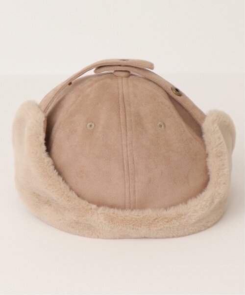 DOUBLE NAME(ダブルネーム)の「ウォッシャブルスエード イヤーフラップCAP(キャップ・レディース・ブラック/ベージュ/テラコッタ・FREE)」の18枚目の写真