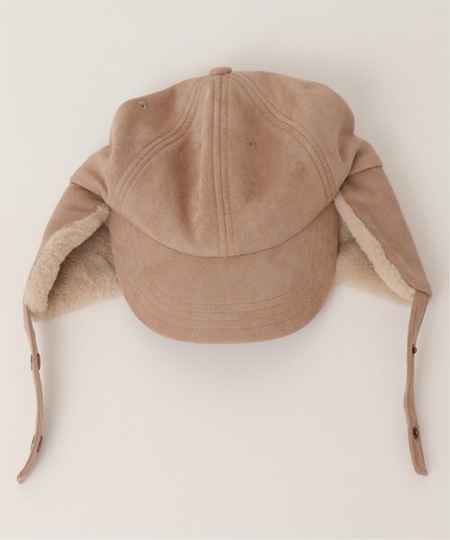 DOUBLE NAME(ダブルネーム)の「ウォッシャブルスエード イヤーフラップCAP(キャップ・レディース・ブラック/ベージュ/テラコッタ・FREE)」の19枚目の写真