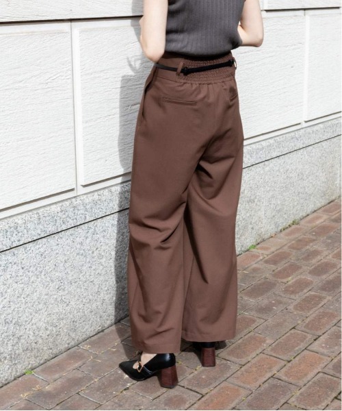 RANDA(ランダ)の「ベルト付きハイウエストストレートパンツ(その他パンツ・レディース・ベージュ/ピンク/ブラウン・0/1)」の6枚目の写真