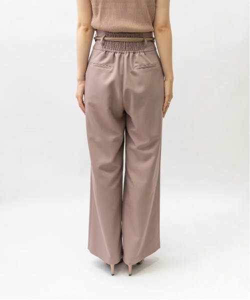 RANDA(ランダ)の「ベルト付きハイウエストストレートパンツ(その他パンツ・レディース・ベージュ/ピンク/ブラウン・0/1)」の11枚目の写真