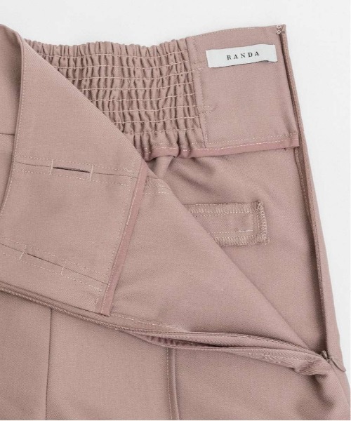 RANDA(ランダ)の「ベルト付きハイウエストストレートパンツ(その他パンツ・レディース・ベージュ/ピンク/ブラウン・0/1)」の14枚目の写真
