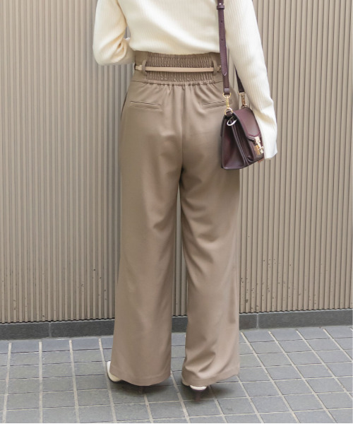 RANDA(ランダ)の「ベルト付きハイウエストストレートパンツ(その他パンツ・レディース・ベージュ/ピンク/ブラウン・0/1)」の20枚目の写真