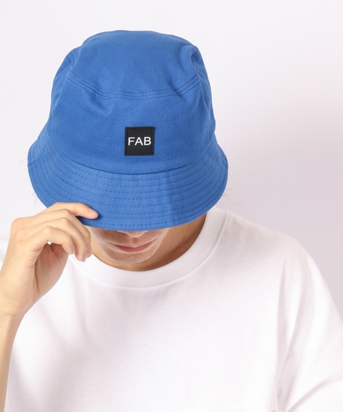 Fabulous（ファビュラス）の「fabulous ラバーワッペンバケットハット（ハット・メンズ・ピンク/ブラック/カーキ/ホワイト/ベージュ/ブラウン/ブルー・FREE/XL）」の15枚目の写真