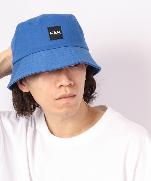 Fabulous（ファビュラス）の「fabulous ラバーワッペンバケットハット（ハット・メンズ・ピンク/ブラック/カーキ/ホワイト/ベージュ/ブラウン/ブルー・FREE/XL）」の16枚目の写真