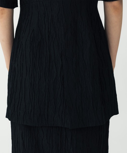 UNITED TOKYO（ユナイテッドトウキョウ）の「ファジージャガードハーフジャケット（セットアップ・レディース・ブラック/グリーン/その他2・FREE）」の10枚目の写真