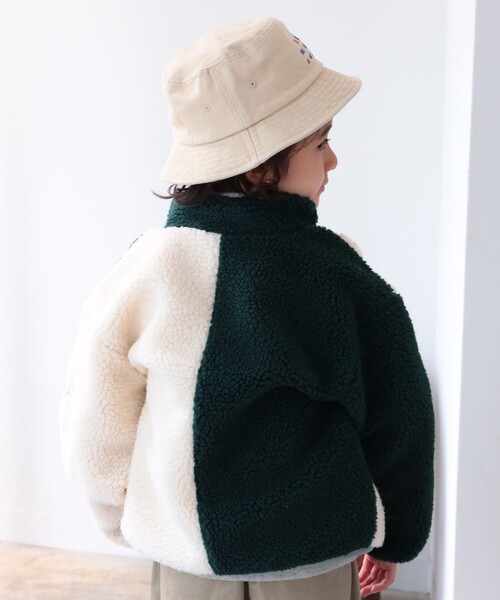 B:MING by BEAMS（ビーミングバイビームス）の「B:MING by BEAMS / リバーシブル ボア ジャケット（90~150cm）（ブルゾン・キッズ・ラベンダー/グリーン系その他/グリーン系その他2・100/110/120/130/150/140/90）」の10枚目の写真