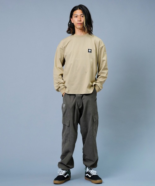 Columbia(コロンビア)の「columbia/コロンビア ロマビスタロングスリーブグラフィックTee/UVカット 吸水速乾/バックプリントロンT スクエアロゴ PM0259(Tシャツ/カットソー・メンズ・ブラック/ホワイト/ベージュ/ネイビー・M/L/XL)」の18枚目の写真