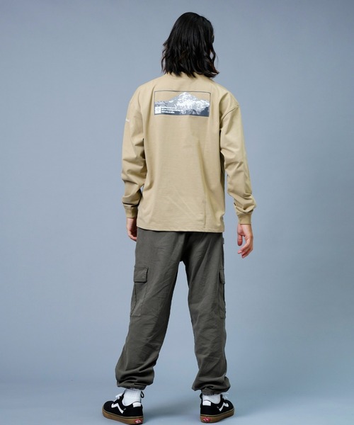 Columbia(コロンビア)の「columbia/コロンビア ロマビスタロングスリーブグラフィックTee/UVカット 吸水速乾/バックプリントロンT スクエアロゴ PM0259(Tシャツ/カットソー・メンズ・ブラック/ホワイト/ベージュ/ネイビー・M/L/XL)」の17枚目の写真