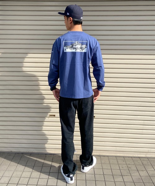 Columbia(コロンビア)の「columbia/コロンビア ロマビスタロングスリーブグラフィックTee/UVカット 吸水速乾/バックプリントロンT スクエアロゴ PM0259(Tシャツ/カットソー・メンズ・ブラック/ホワイト/ベージュ/ネイビー・M/L/XL)」の9枚目の写真