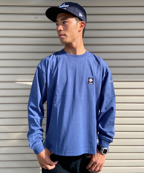 Columbia(コロンビア)の「columbia/コロンビア ロマビスタロングスリーブグラフィックTee/UVカット 吸水速乾/バックプリントロンT スクエアロゴ PM0259(Tシャツ/カットソー・メンズ・ブラック/ホワイト/ベージュ/ネイビー・M/L/XL)」の16枚目の写真