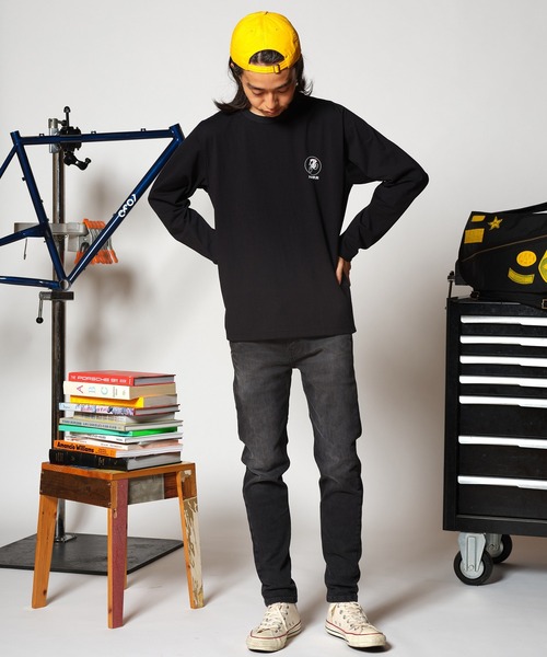 Lee（リー）の「narifuri×Lee サイクルスキニーデニムパンツ（デニムパンツ・メンズ・インディゴブルー/ブルー/ダークブラック/スミクロ/ブルー系その他/ダークインディゴブルー・SMALL/MEDIUM/LARGE/X-LARGE）」の11枚目の写真