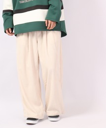 JUNGLE STORM 6ウェルコール 裾ドローコード 極太ワイドスケーターパンツ 2022AW