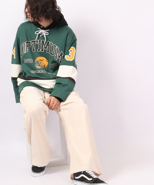 Jungle Storm（ジャングルストーム）の「JUNGLE STORM 6ウェルコール 裾ドローコード 極太ワイドスケーターパンツ 2022AW（その他パンツ・メンズ・ホワイト/ブラック/キャメル/オリーブ・M/L）」の7枚目の写真