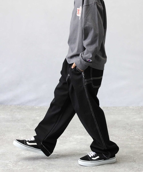 MPS(エムピーエス)の「【MPS】ペインターパンツ(デニムパンツ・キッズ・ブラック/ダークインディゴブルー・130/140/105/120/160/150)」の2枚目の写真