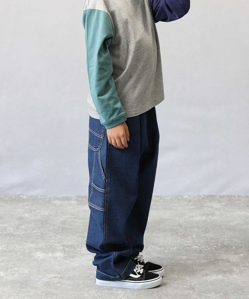 MPS(エムピーエス)の「【MPS】ペインターパンツ(デニムパンツ・キッズ・ブラック/ダークインディゴブルー・130/140/105/120/160/150)」の22枚目の写真