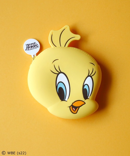 ACCOMMODE（アコモデ）の「ルーニーテューンズ / ダイカットシリコンポーチ（ポーチ・レディース・イエロー/イエロー系その他・FREE）」の2枚目の写真