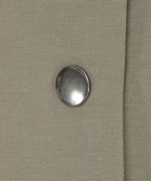 LBC（エルビーシー）の「グログラン切り替えコート（ノーカラーコート・レディース・チャコールグレー/オリーブ・M/L）」の18枚目の写真