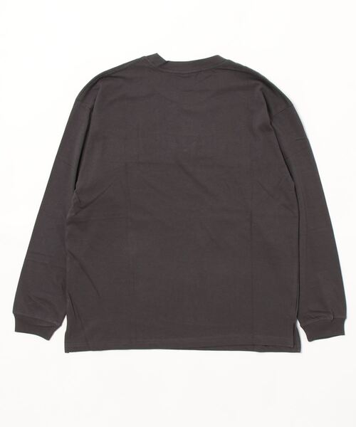 GGD SELECT(ジージーディー セレクト)の「オーバーサイズ ワッペン刺繍 ロングスリーブTシャツ(Tシャツ/カットソー・メンズ・ホワイト系その他/ブルー/ホワイト/ブラック/ブラック系その他/ブルー系その他/グリーン/ピンク・LL/L/M)」の9枚目の写真