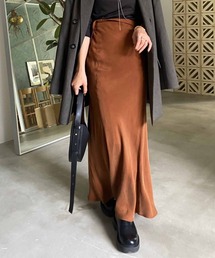 MANY WAY CUPRO SUSPENDER SKIRT