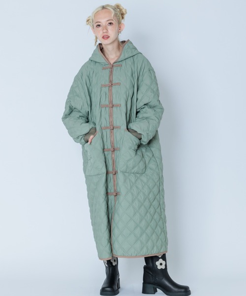Candy Stripper(キャンディストリッパー)の「TOKYO CHAOS CLUB QUILTING コート(その他アウター・レディース・ライトカーキ/ブラック/カーキ・2)」の20枚目の写真