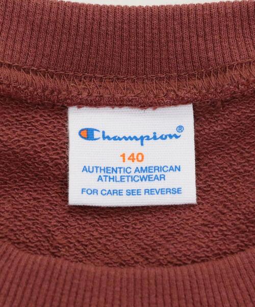 Champion（チャンピオン）の「【別注】＜CHAMPION×green label relaxing＞EX TJ CP カレッジロゴ スウェット プルオーバー 140-160cm（スウェット・キッズ・ネイビー/グレー/ワインレッド・140cm/150cm/160cm）」の22枚目の写真