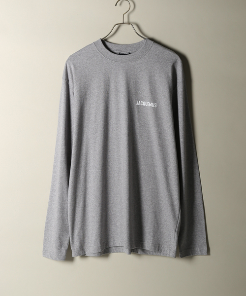 JACQUEMUS(ジャックムス)の「【JACQUEMUS / ジャックムス】LE TSHIRT MANCHES LONGUES(Tシャツ/カットソー・メンズ・グレー・SMALL/MEDIUM)」の1枚目の写真