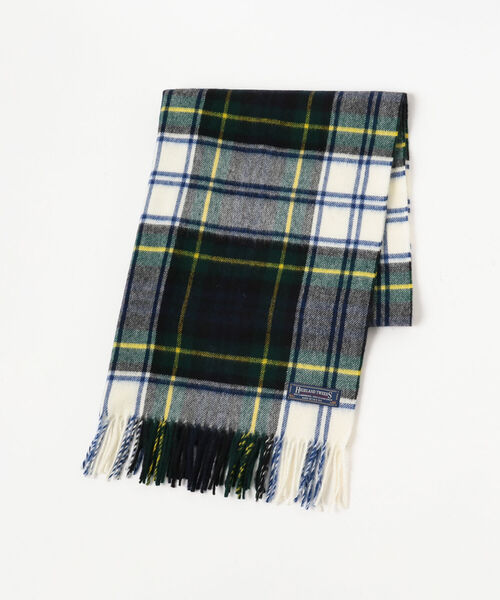 BEAMS BOY(ビームスボーイ)の「HIGHLAND TWEEDS / チェック ストール 大 22FW(マフラー・レディース・ブルー/ブルー系その他2/レッド/グリーン・ONE SIZE)」の9枚目の写真