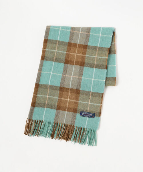 BEAMS BOY(ビームスボーイ)の「HIGHLAND TWEEDS / チェック ストール 大 22FW(マフラー・レディース・ブルー/ブルー系その他2/レッド/グリーン・ONE SIZE)」の12枚目の写真