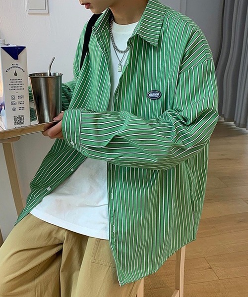 Essential Golf ストライプシャツ Mサイズ Essential Golf ストライプシャツ Mサイズ