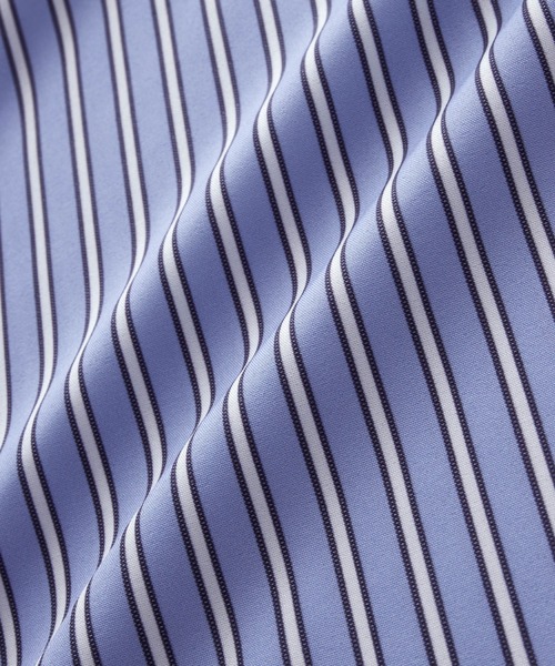 BASQUE magenta(バスクマゼンタ)の「オーバーサイズワンポイントストライプ シャツ(シャツ/ブラウス・メンズ・グレー/グリーン/ブルー/ベージュ・L/M)」の10枚目の写真