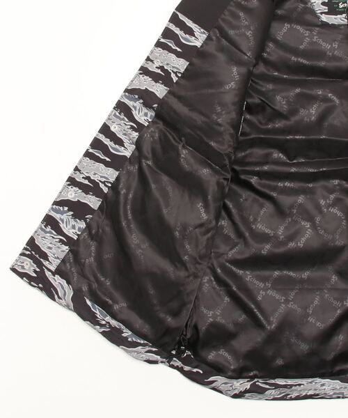 schott（ショット）の「Schott/ショット/LEATHER COMBI DOWN VEST/レザーコンビ　ダウンベスト（ダウンベスト・メンズ・その他/グリーン/ブラック/バーガンディー・2XL/XL/L/M）」の5枚目の写真