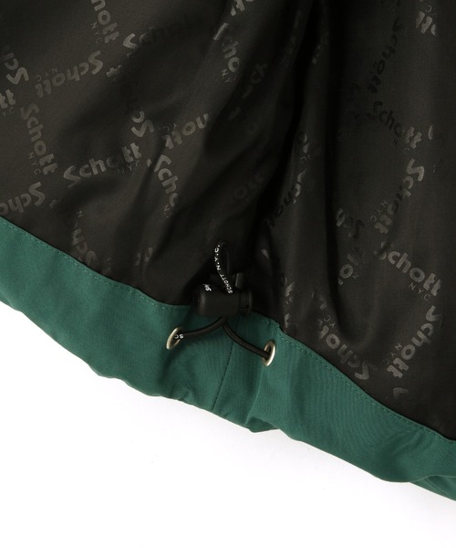 schott（ショット）の「Schott/ショット/LEATHER COMBI DOWN VEST