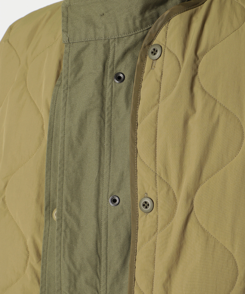 417 EDIFICE（フォーワンセブンエディフィス）の「【ライナー単体着用可能】3WAY ライナーセットモッズコート（モッズコート・メンズ・ブラック/ライトグレー/カーキ/アイボリー・MEDIUM/SMALL/LARGE）」の14枚目の写真