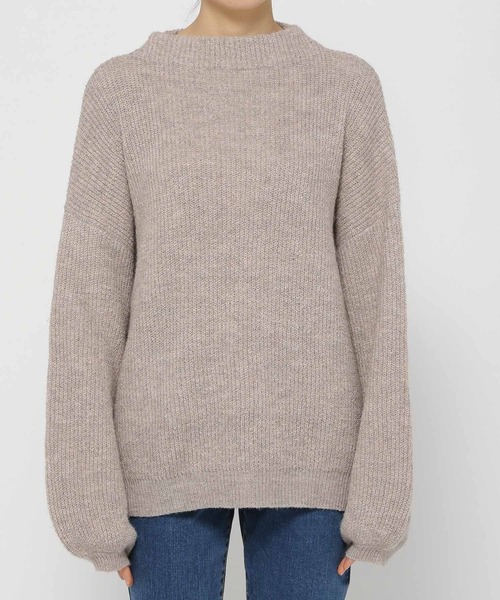 LEPSIM(レプシィム)の「5ゲージソデボリュームニットプルオーバー 125404(ニット/セーター・レディース・モカ/グリーン/レッド/パープル・FREE)」の19枚目の写真