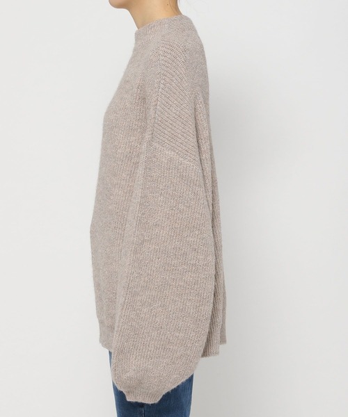 LEPSIM(レプシィム)の「5ゲージソデボリュームニットプルオーバー 125404(ニット/セーター・レディース・モカ/グリーン/レッド/パープル・FREE)」の20枚目の写真